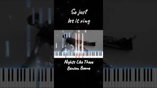 Nights Like These - Benson Boone  #piano #bensonboone