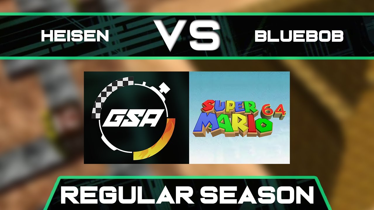 Heisenburger vs BlueBob | Regular Season | GSA SM64 70 Star Speedrun League Season 3