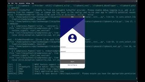How to Create Awesome Kivy Signin Screens (PROMO)