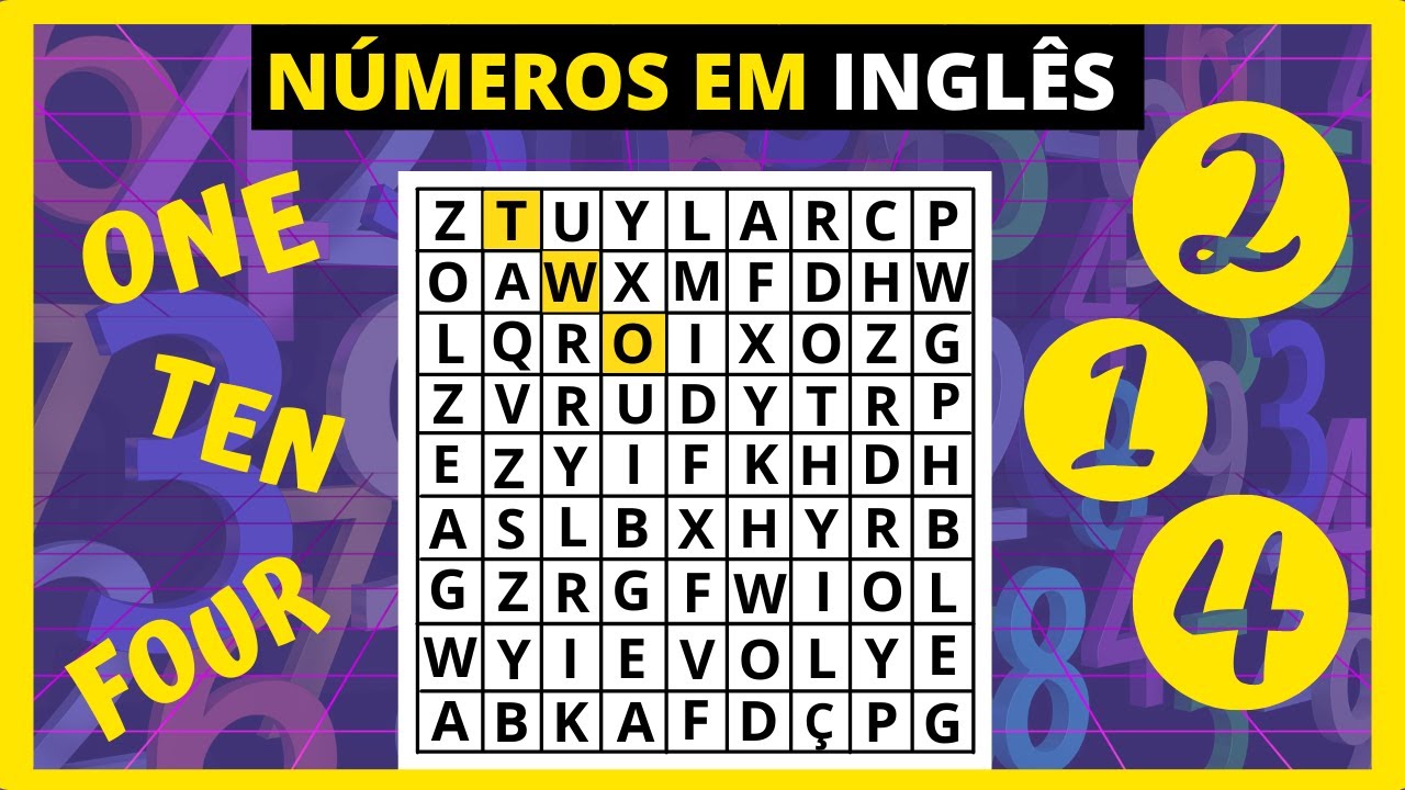 Caça-Palavras em Inglês (Animais)