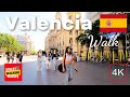 Valencia Spain 4K HDR Walking Tour 