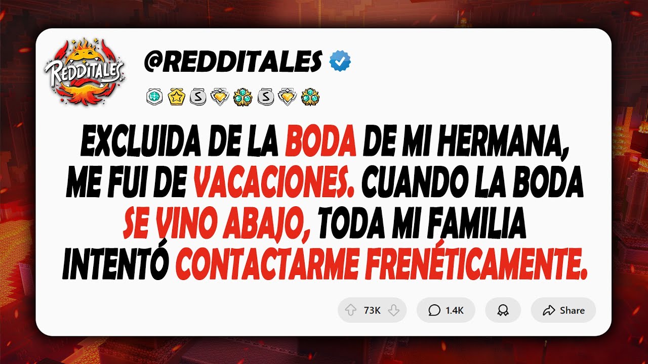 Excluida de la boda de mi hermana, me fui de vacaciones. Cuando la boda se vino abajo...