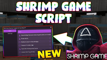 *NEW* Shrimp Game Script (PASTEBIN 2025) (FINISH RL/GL , GLASS BRIDGE , HONEYCOMB , WIN TUG OF WAR )