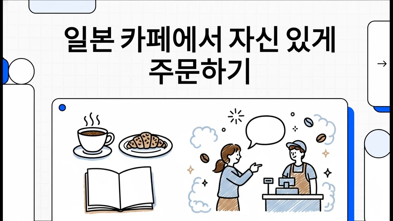 일본 카페에서 자신 있게 주문하기 - 일본어 JLPT N3 대화 분석 - 9