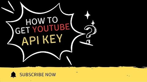How to get our own YouTube api key ?watch this video to get your YouTube api key