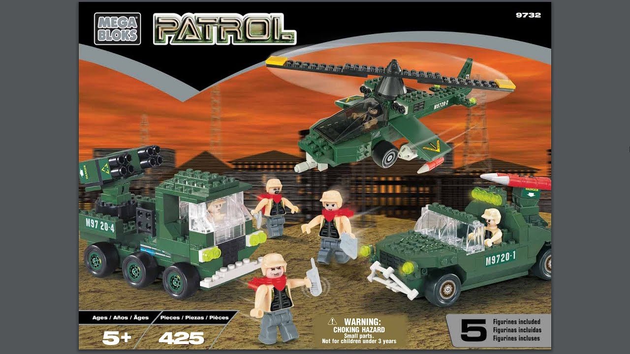 Patrol Instructions Probuilder Bauanleitung 9732 MEGA Bloks 