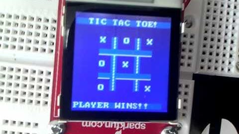 Tic Tac Toe on  MBED - NXP LPC1768