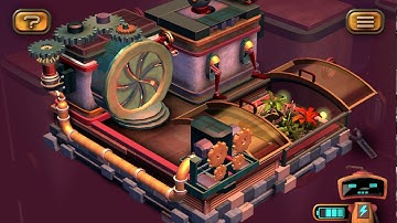 Tiny Robots Recharged. Level 28 - Stuck At Home. 3 Stars Walkthrough.