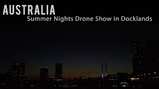 Summer Nights Drone Light and Sound Show in Docklands | Melbourne, Victoria, Australia