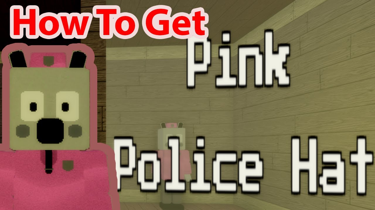 How To Get Police Pink Hat Skin Badge Morph In Piggy Rp Wip Roblox All New Location Youtube - the roblox sheriff badge roblox