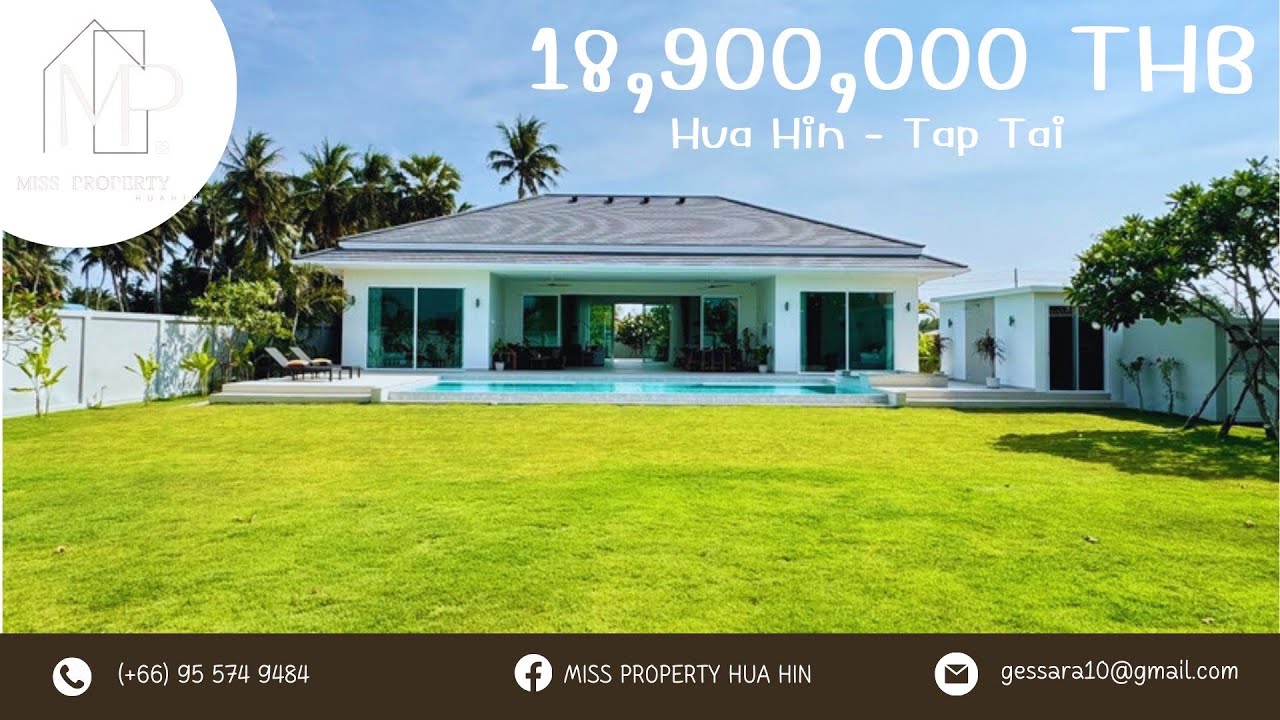 [ EP64 ] New listing coming ✨🏡 Luxury villa with mountain view at hua hin - tap tai. Price18.9MB🏔️