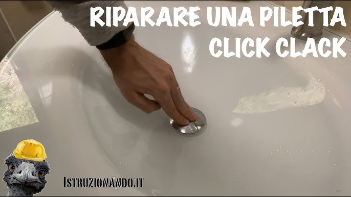 Tapparello Tappo a molla click clack per lavabo e bidet universale 1 e  11/4 - Bonomini - IDROTERMSTORE