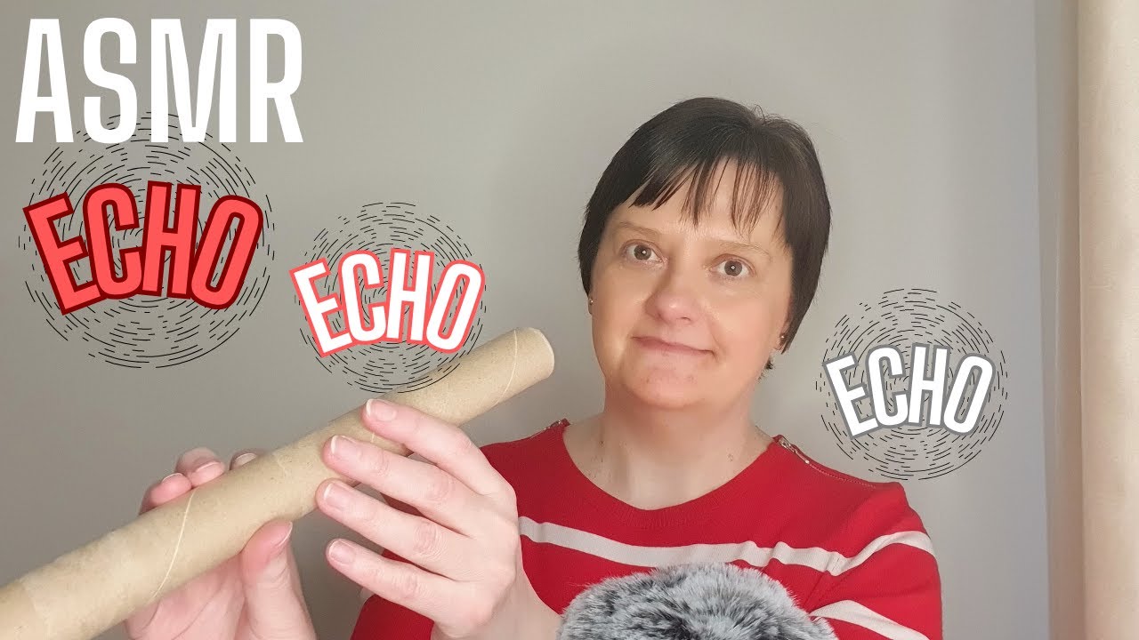 ASMR Echo Mouth Sounds with Cardboard Tubes (Tingly & Soothing)