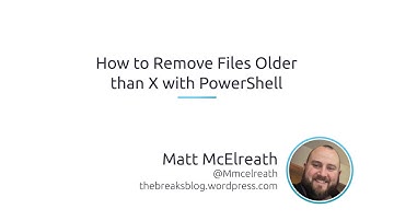 How To Remove Files Older Than X With PowerShell