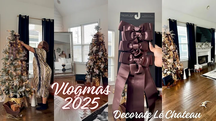 CHRISTMAS DECOR at Lé Chateau | VLOGMAS DAY 10 | PMS IS RUINING IT 😩 | SPEND THE DAY WITH ME 