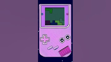 Tetris Softbody gameboy / Blender Animation 003 #softbody #games #tetris #gaming #animation #puzzle