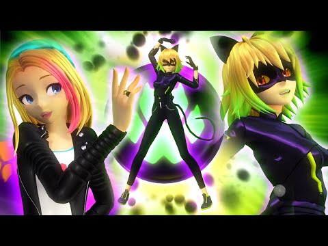 Miraculous ☆ Zoé / Kitty Noire Transformation 「FANMADE」