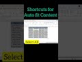 AutoFit All Columns in 1 Click 🔥 | Alt + O + C + A Excel Trick | @DecodewithDiksha8 | #trending