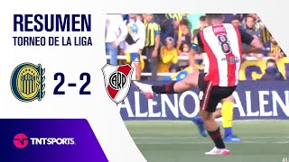 ¡EMPATE Y PARTIDAZO ENTRE ROSARIO CENTRAL Y RIVER! 🔥 | Rosario Central 2-2 River | Resumen