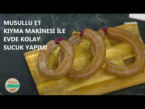 MUSULLU ET KIYMA MAKİNESİ İLE EV YAPIMI SUCUK