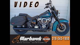 New 2026 Harley-Davidson heritage Softail classic for sale teal thunder and vivid black