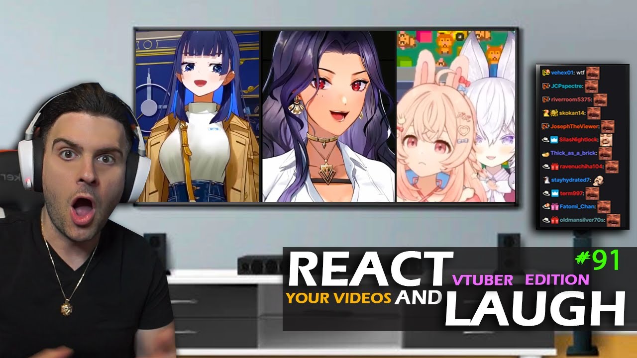 Reacting and Laughing to VTUBER clips YOU sent #91