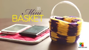DIY: Woven Mini Easter Basket