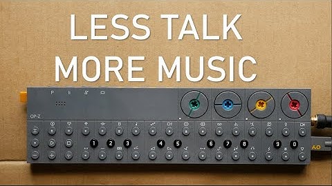 OP-Z // Quick Hip Hop Beatmaking 🎚️