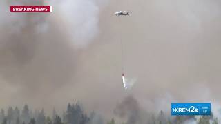 Old Trail Fire 5 p.m. update | Evacuations expand, fire crews battle fast moving fire