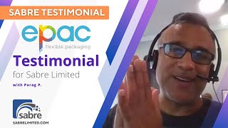 PrintVis MIS Testimonial - ePac Testimonial | Sabre Limited