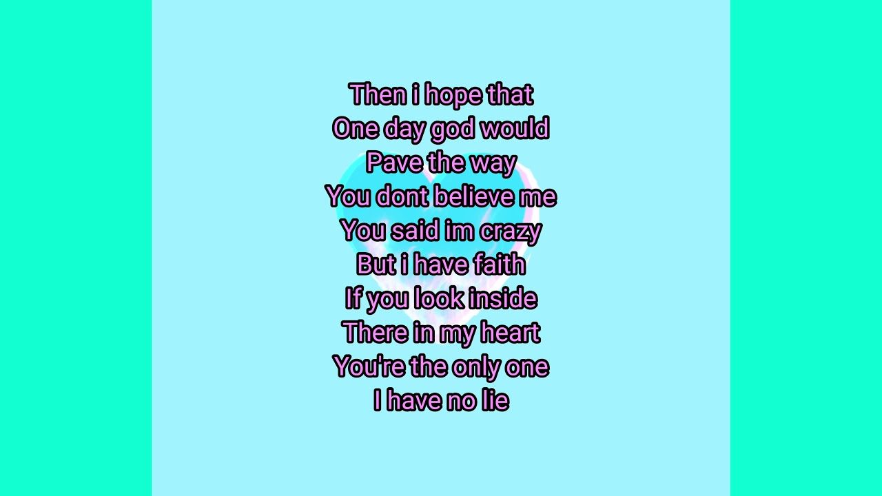All My Heart By Ashidy Ridwan (Lyrics Video) - YouTube