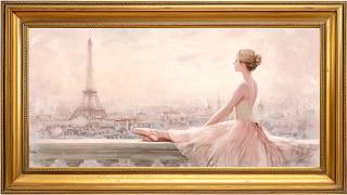Elegant Paris Ambience  Soft Romantic Art for Calm Focus No Sound, 2 Hours screenshot 4