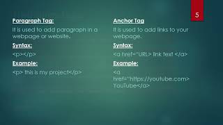 Introduction to html