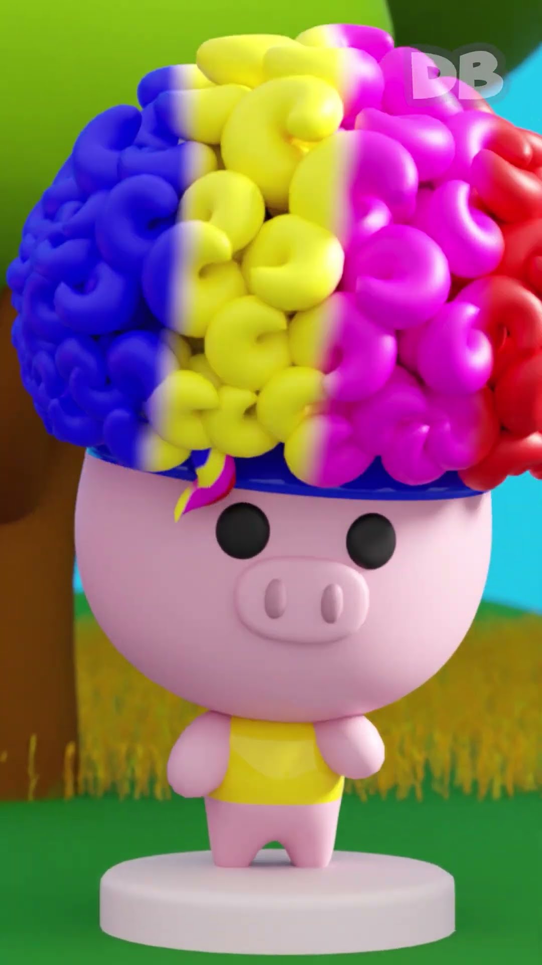 Piggy Cha-Cha | D Billions  #shorts #db