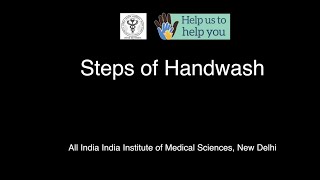 Steps of Handwash