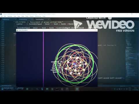 Evolution of Boids Results