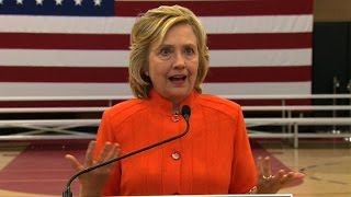 Clinton stumbles over email question