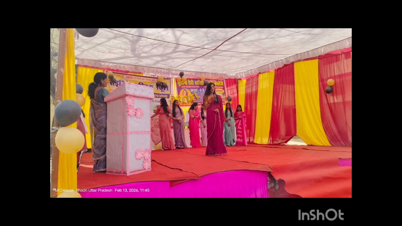 Farewell function of rising public school SudhamaDevi Balika inter college.And asha adarsh public sc