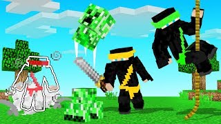 We Became NINJAS in MINECRAFT! (new weapons) screenshot 4