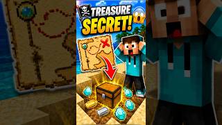 🔥How to find burried treasure in Minecraft 💎| #bedrockwings #minecraftshorts #shorts