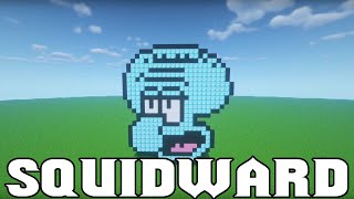 Squidward [Spongebob Squarepants] - Minecraft Pixel Art [#55]