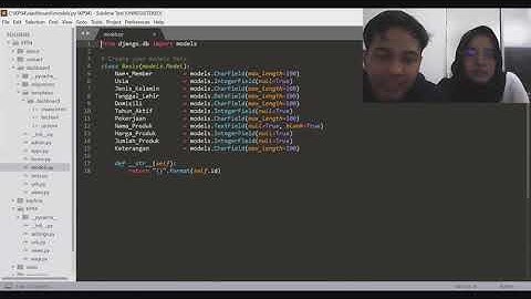 MEMBUAT WEBSITE DINAMIS DENGAN DJANGO