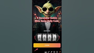 4 December Goblin Mine Game Daily Code || Today Goblin Mine Game Daily Code