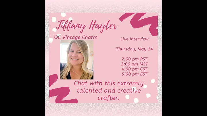 Afternoon Chat with Tiffany Hayter