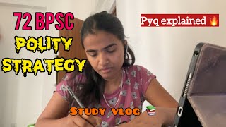 My BPSC Polity Strategy || Productive Day In My Life As A BPSC Aspirant 📚