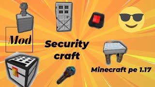 Cómo descargar el mod de security craft 🔐 para Android 📱 en Minecraft pe 1.15, 1.6, 1.17+ screenshot 3