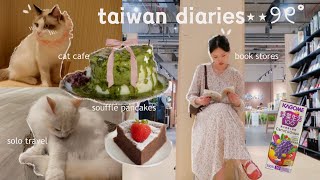 taiwan diaries ⋆୨୧˚cat cafe, 7-eleven food, soufflé pancakes, exploring, slowing down