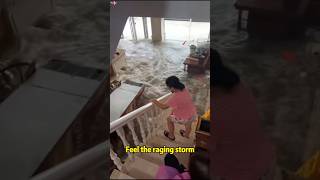 Feel the power of the raging storm#storm #downpour #heavyrain #rainfacts