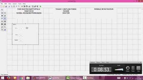 TUGAS MATLAB 1 FISIKA DASAR #HADI IRMAWAN #SEP #UNRI #2016