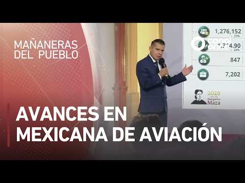 Las mañaneras del pueblo - Avances en Mexicana de Aviación (08/10/2026)
